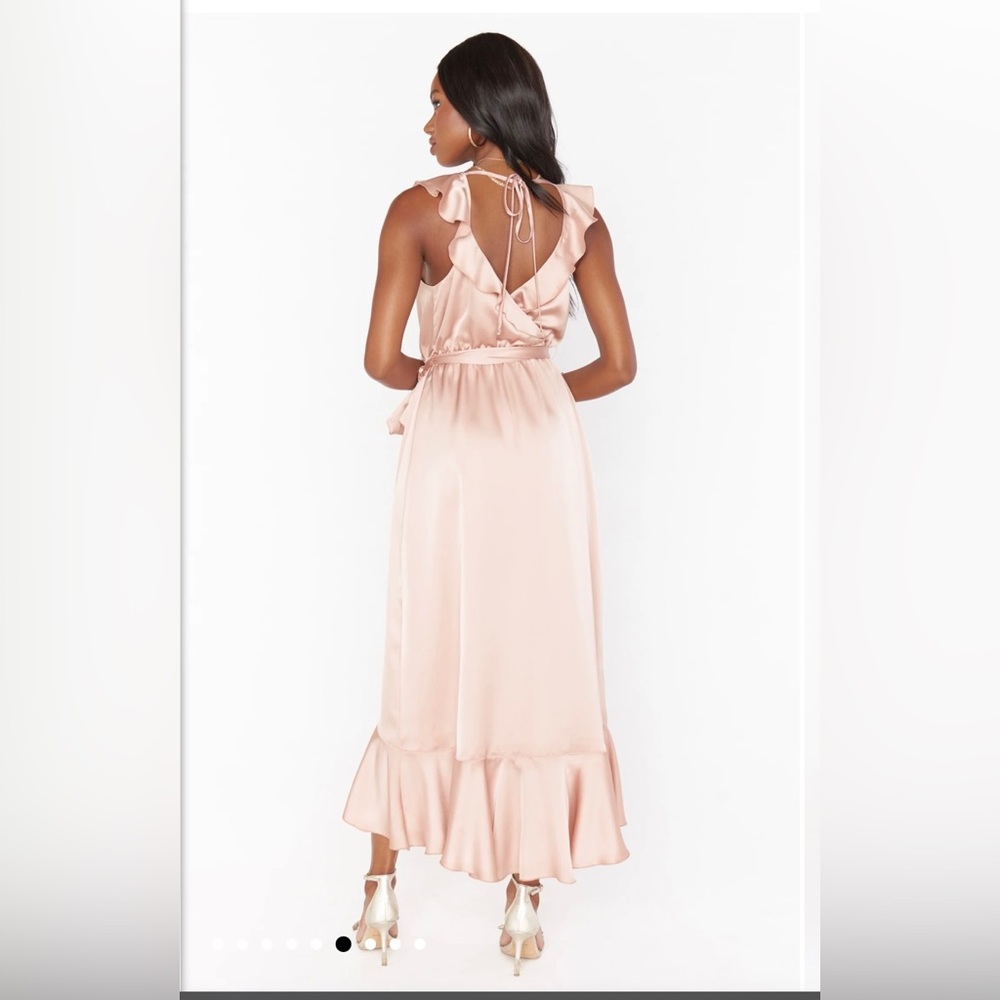 Show Me Your MuMu Samantha Ruffle Wrap Dress Size M